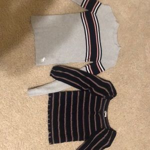 Abercrombie and Fitch Kids long sleeve tops (2 tops). Size 13/14 kids.